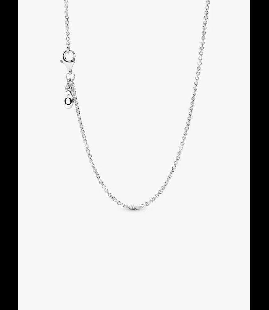 PANDORA Collier Maille Forçat Classique Argent Massif 90 CM