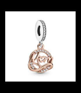 PANDORA Charm PANDORA Pendant Bicolore Mum