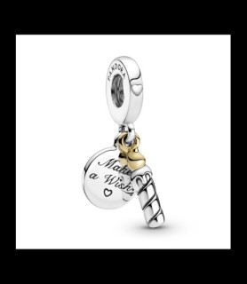 PANDORA Charm Pendant Bougie d'Anniversaire Bicolore 799328C00
