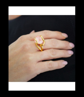 MARAZZINI Bague Marazzini Cristal Swarovski Mystic flamingo