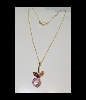 MARAZZINI Collier laiton crystaux de swarovski