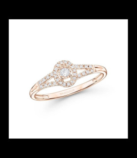 MAUBOUSSIN Solitaire Vie, Liberté & Amour OR ROSE ET DIAMANTS DOIGT 52 ou 53 ou 54 à préciser