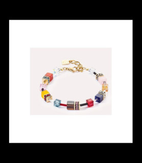 COEUR DE LION Bracelet acier et crystaux