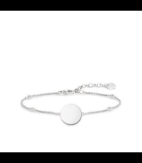 THOMAS SABO Bracelet argent pastille ronde et oxydes de zirconium