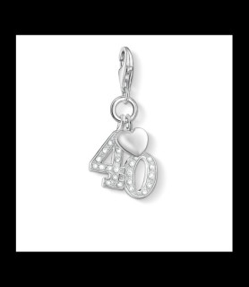 THOMAS SABO charm 40 ans oxydes de zirconium