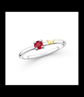 MAUBOUSSIN bague or 18ct  rubis  doigt 56