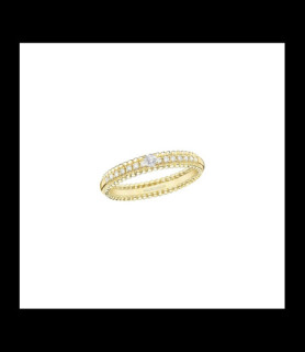 MAUBOUSSIN BAGUE Por l'amor en or jaune et diamants  DOIGT 53