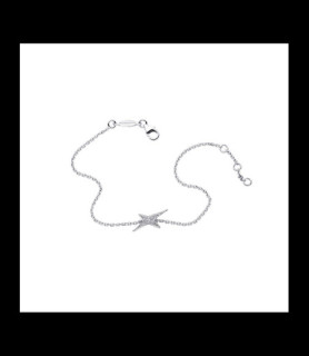 MAUBOUSSIN Bracelet French Valentine Or blanc, diamants