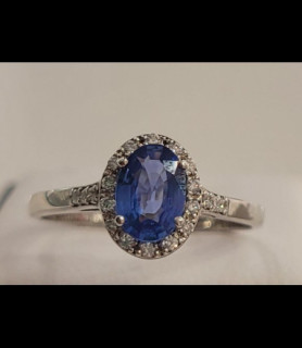 MAUBOUSSIN MA PETITE COLOMBE BLEUE  DOIGT 54