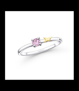 MAUBOUSSIN bague saphir rose doigt 55