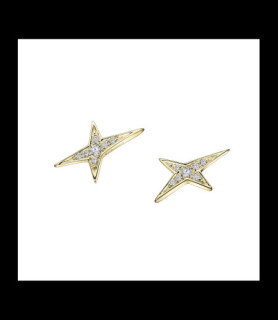 MAUBOUSSIN Boucles d'oreilles French Valentine Or jaune, diamants