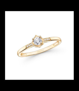 MAUBOUSSIN Solitaire Ma Reine d'Amour N°2 OR JAUNE doigt 54 uniquement
