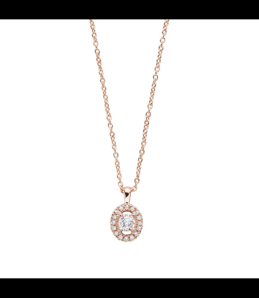 MAUBOUSSIN Pendentif Vie, Liberté et Amour Or rose, diamants