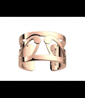 LES GEORGETTES Bague laiton rose gold taille 58 uniquement