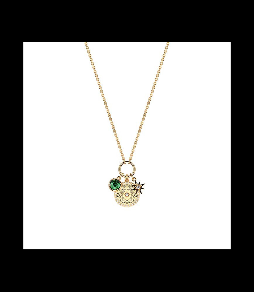 LES GEORGETTES COLLIER pierre couleur tourmaline verte