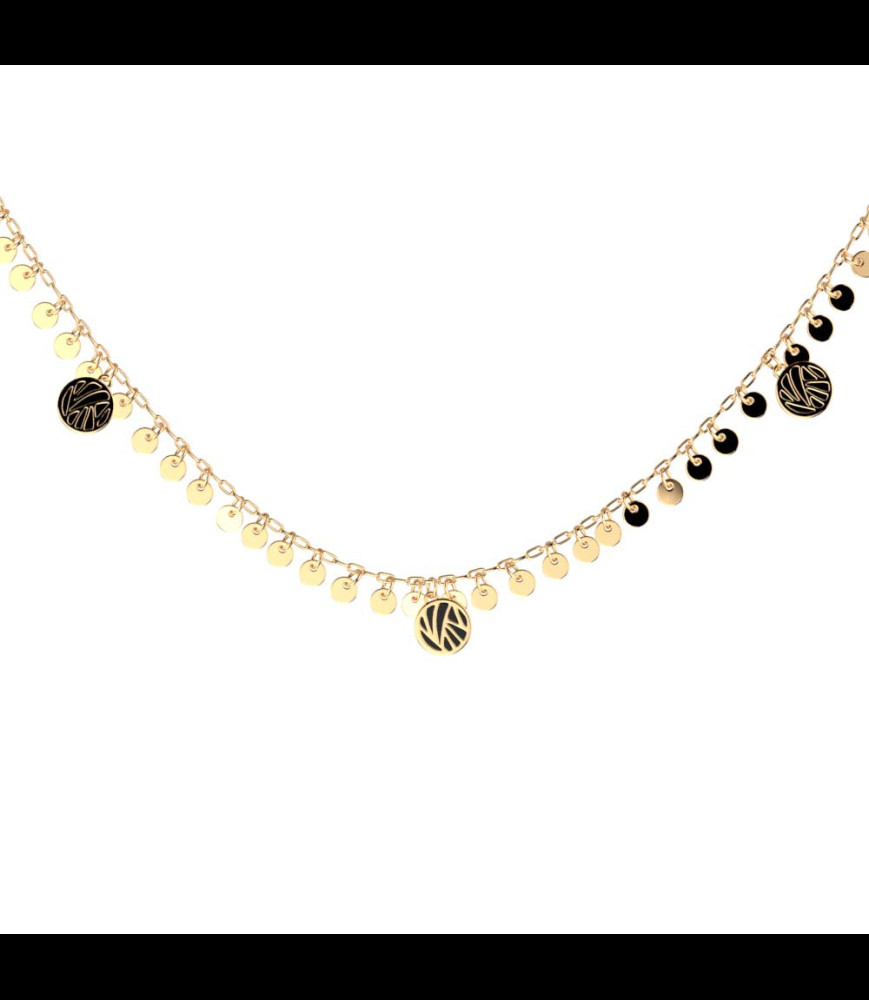LES GEORGETTES Collier Perroquet Laque