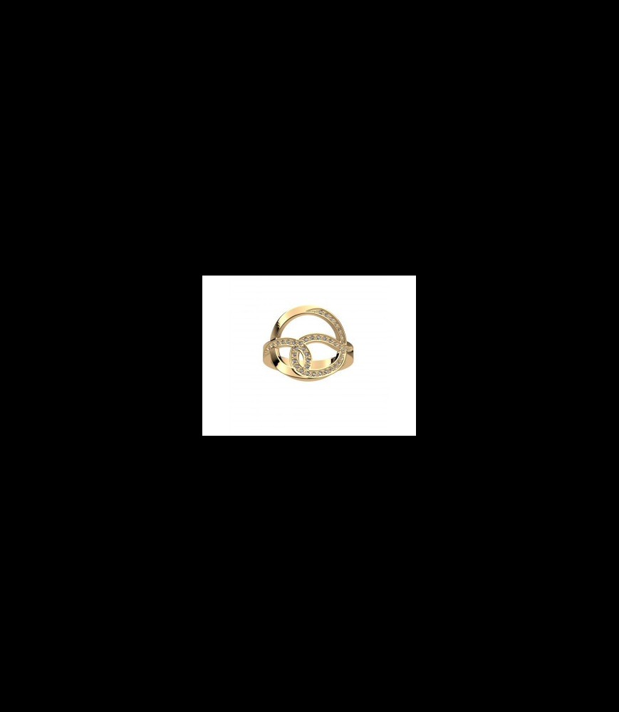 LES GEORGETTES Bague laiton  taille 52 uniquement