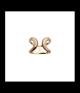 LES CADETTES LES GEORGETTESBague Reptile  DOIGT 56