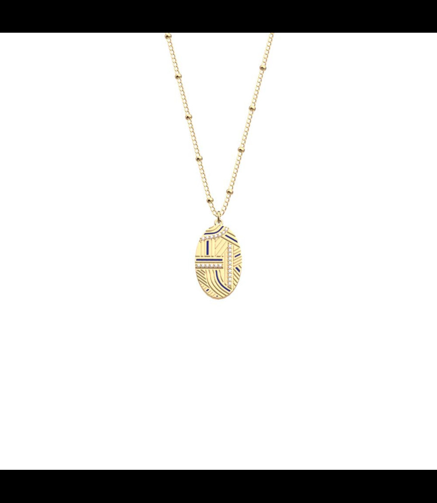 LES CADETTES COLLIER DÉSERT LAQUE Collier fin et délicat, finition dorée