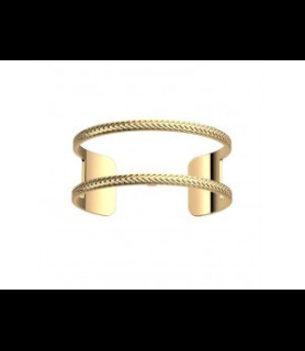 LES GEORGETTES MANCHETTE LAITON DORE  25MM