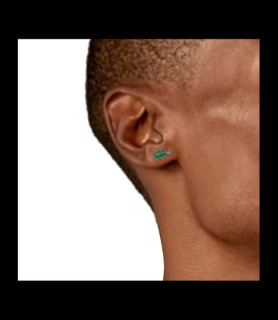 LACOSTE Boucles d'oreilles Mixte Arthor Rouge, Vert