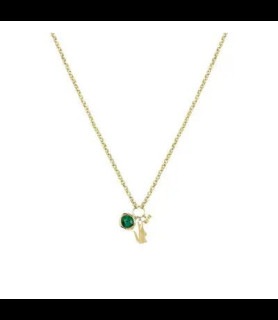 LACOSTE Collier Homme Umpire Doré