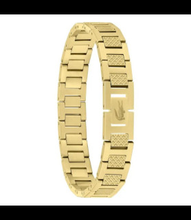 LACOSTE Bracelet metropole acier doré