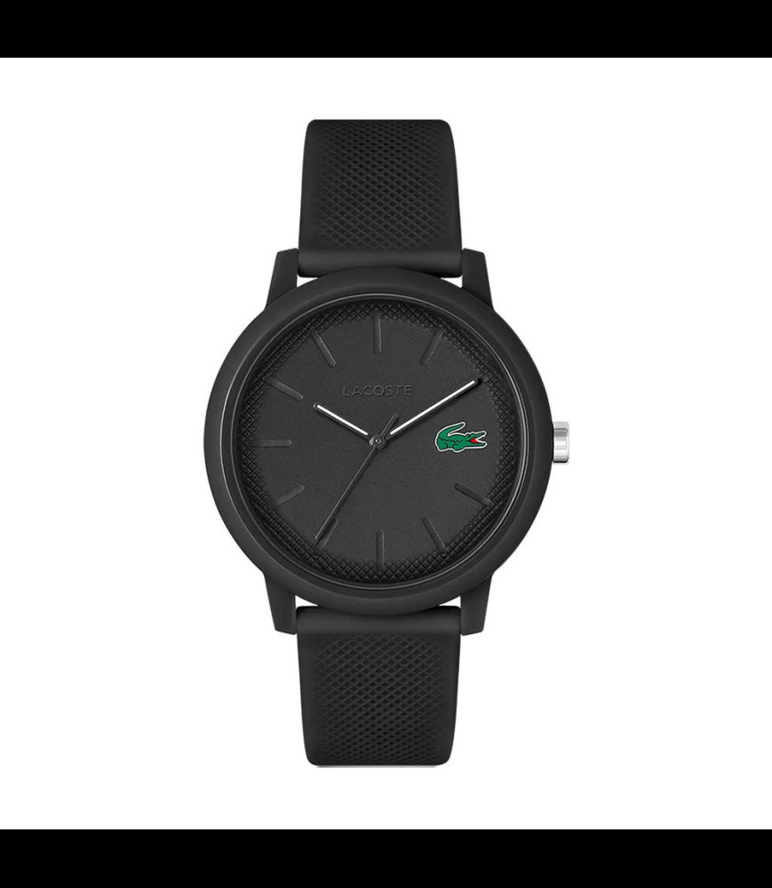 LACOSTE Montre homme noire silicone