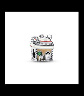 PANDORA Gingerbread house sterling silver charm