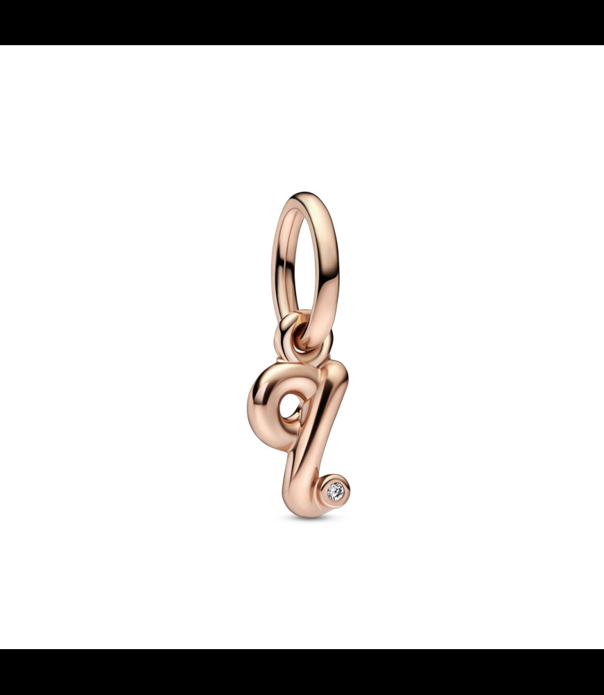 PANDORA Charm-pendentif Lettre Q script