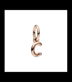 PANDORA Charm-pendentif Lettre C script