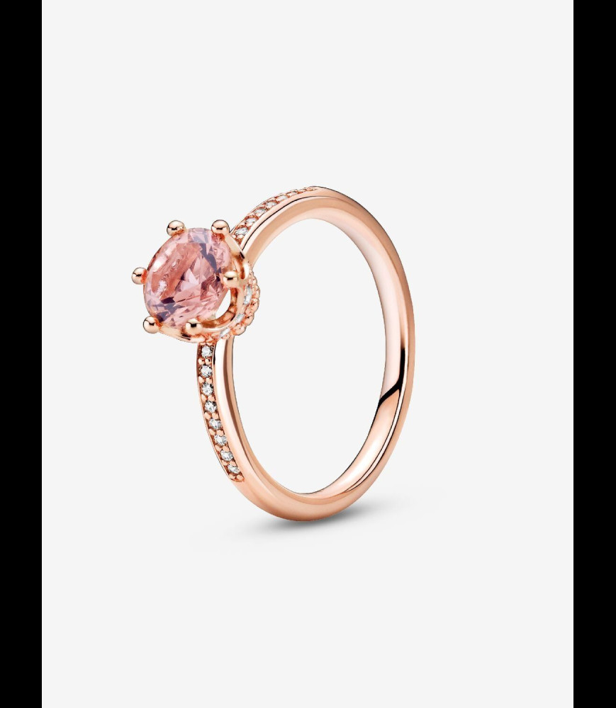 PANDORA Bague plaqué or rose taille 54