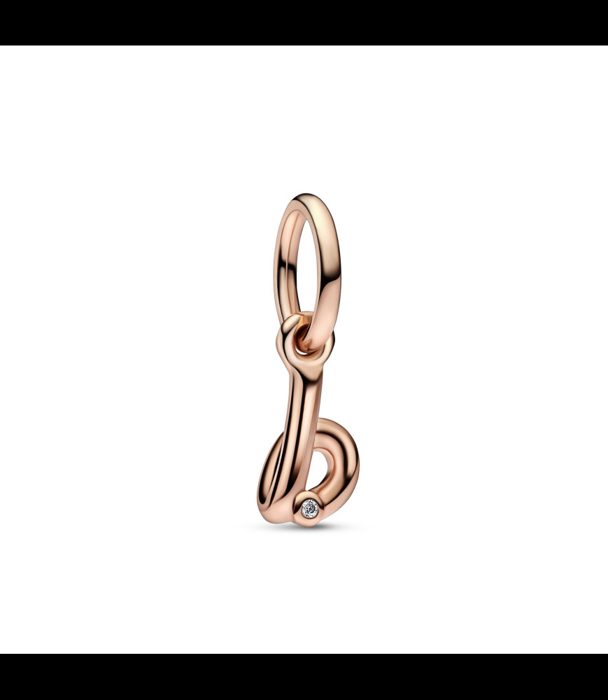PANDORA Charm-pendentif Lettre B script