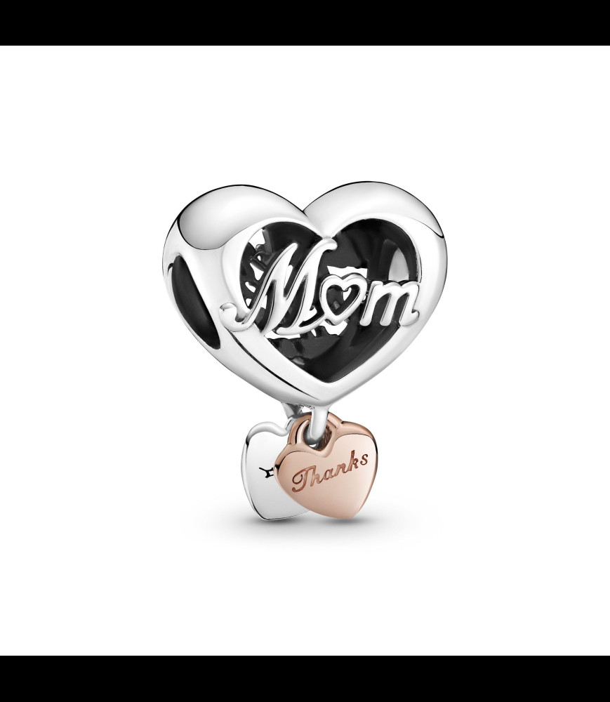 PANDORA Charm Cœur Thank You Mum (Merci Maman)
