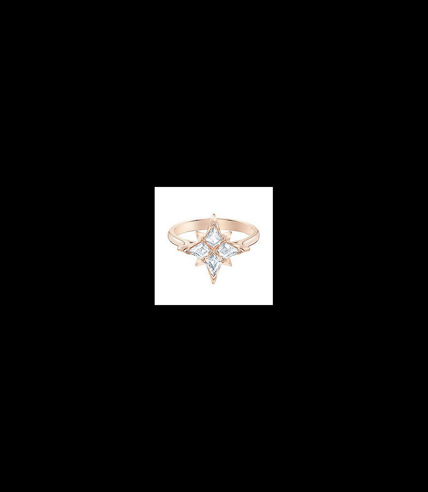 SWAROVSKI Bague Swarovski Symbolic Star en métal doré rose et cristaux Swarovski