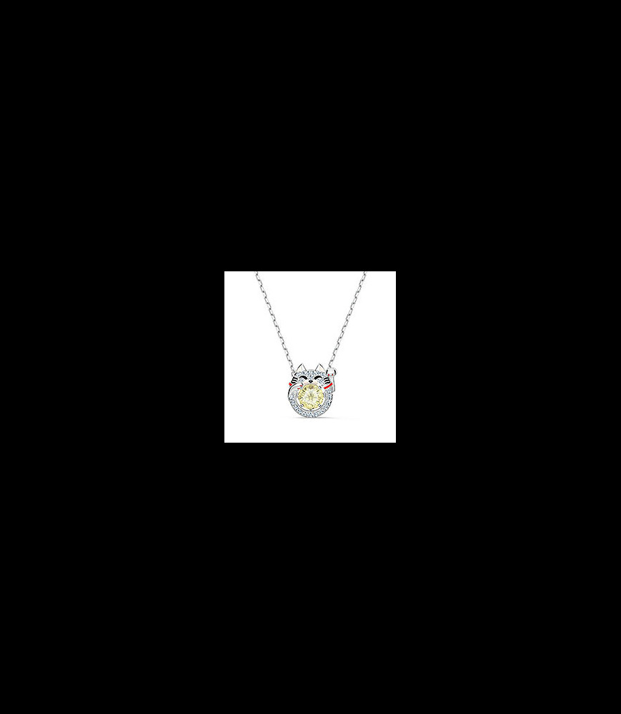 SWAROVSKI Collier Swarovski Sparkling Dance Chat, Multicolore, Métal rhodié