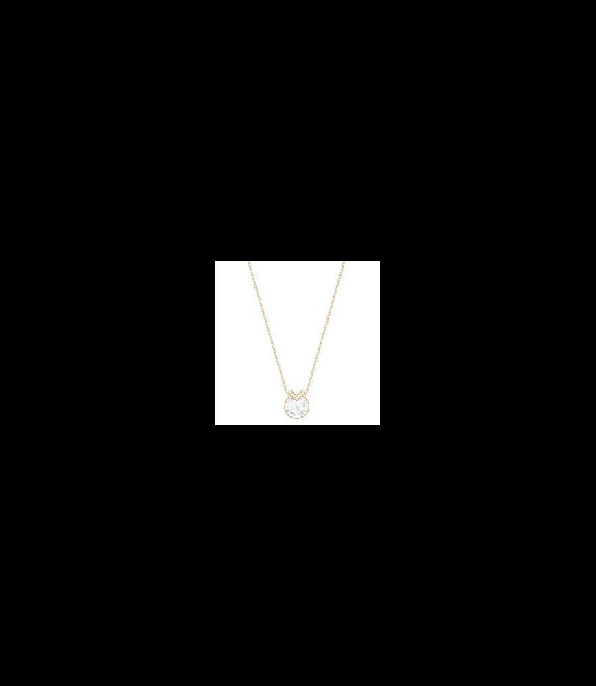 SWAROVSKI Pendentif Bella V Coupe ronde, Ton doré, Placage de ton or