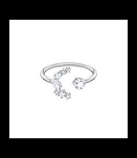 SWAROVSKI Bague Penélope Cruz Swarovski MoonSun en métal rhodié et cristaux Swarovski, taille 55