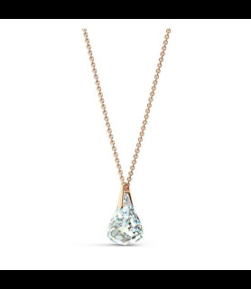 SWAROVSKI Swarovski Collier Spirit, blanc, métal doré rose