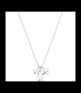 SWAROVSKI Pendentif Attract Tailles variées, Groupe, Blanc, Métal rhodié