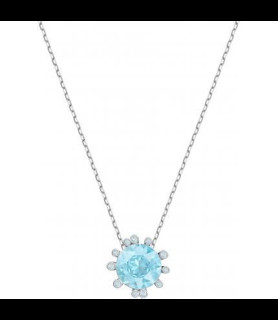 Collier et pendentif Swarovski 5479930 - Collier et pendentif Fleur Bleue Femme