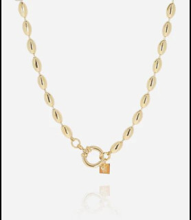 ZAG BIJOUX Collier acier doré  39cm