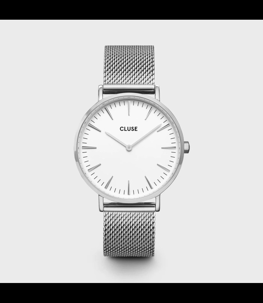 CLUSE  La Bohème Mesh, Silver, White/Silver