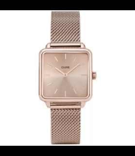 CLUSE MONTRE La Tétragone en Acier Doré Rose
