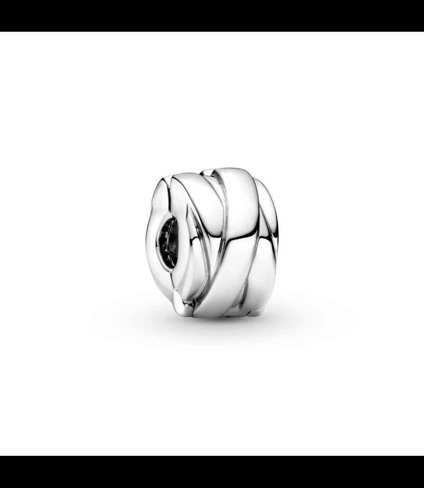 PANDORA clip rubans polis en argent  799502C00