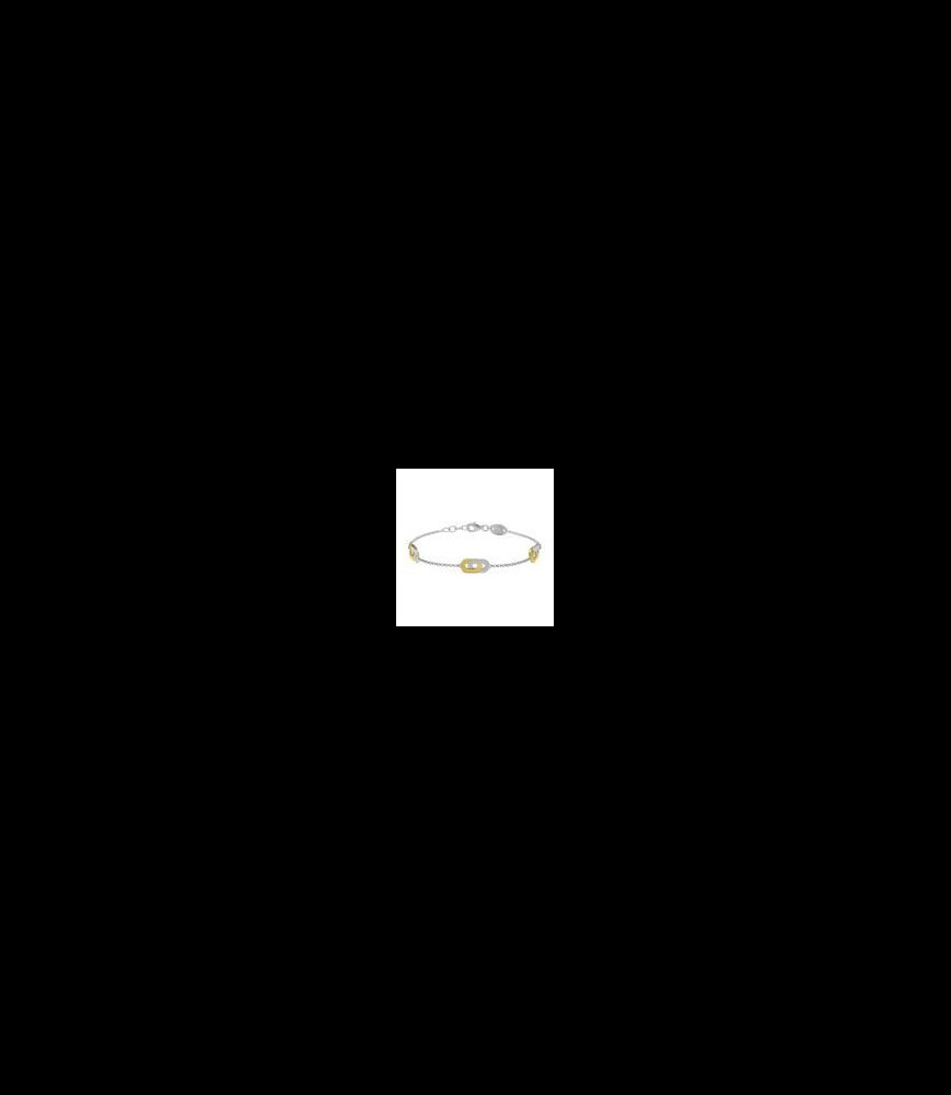 CHARLES GARNIER Bracelet Charles Garnier en argent et argent doré