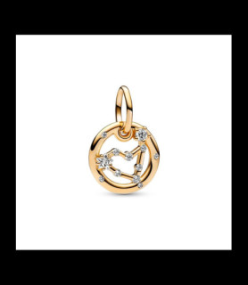 PANDORA Charm Pendant Signe du Capricorne Métal doré à l'Or 14 carats