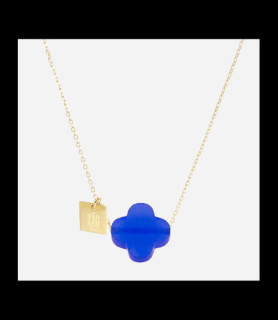 ZAG BIJOUX Collier vega bleu roy  38+5