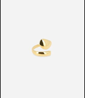 ZAG BIJOUX Bague acier doré 16x21 tu petit doigt