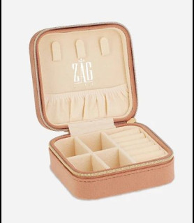 ZAG BIJOUX coffret à bijoux vieux rose